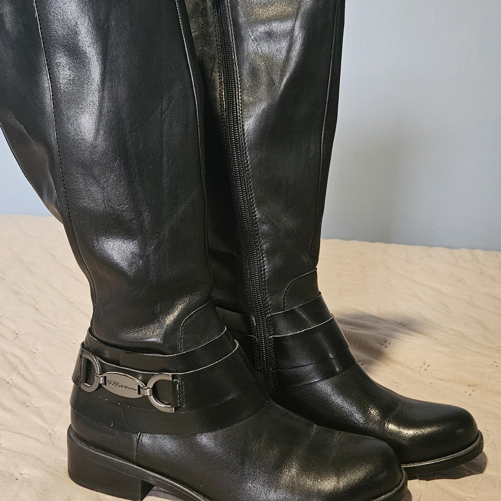 BCBGeneration Black Over the Knee Boots